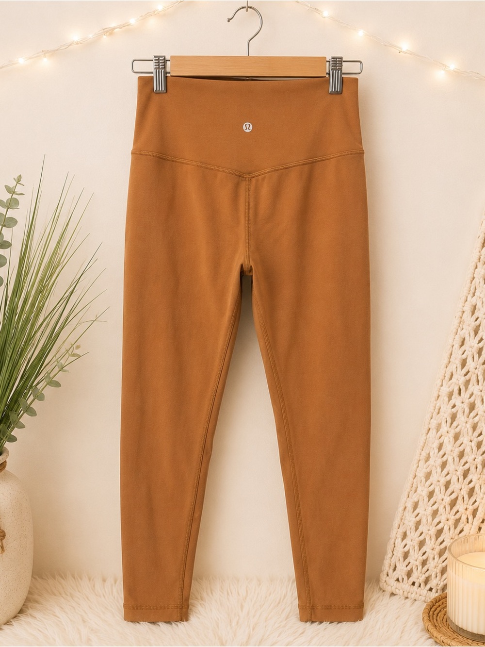 Lululemon Align 25" Leggings Saddle Brown Tan 
Size 10 💎Retail $98